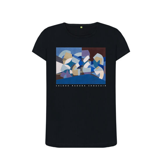 Saloua Raouda Choucair: Composition in Blue Module women's fit t-shirt